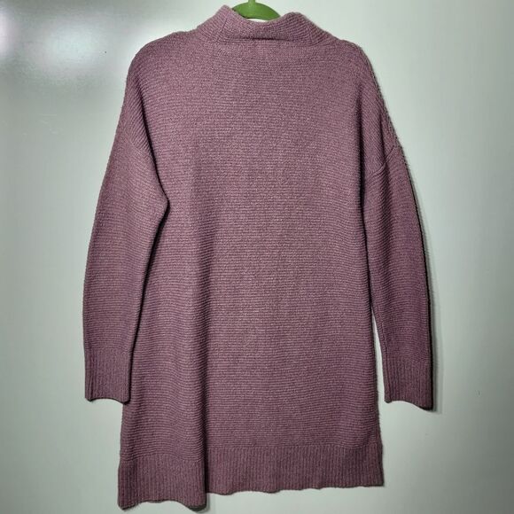 NEW M UPWEST SWEATER DRESS PURPLE TURTLENECK COWL TUNIC MEDIUM NWT - Picture 4 of 8